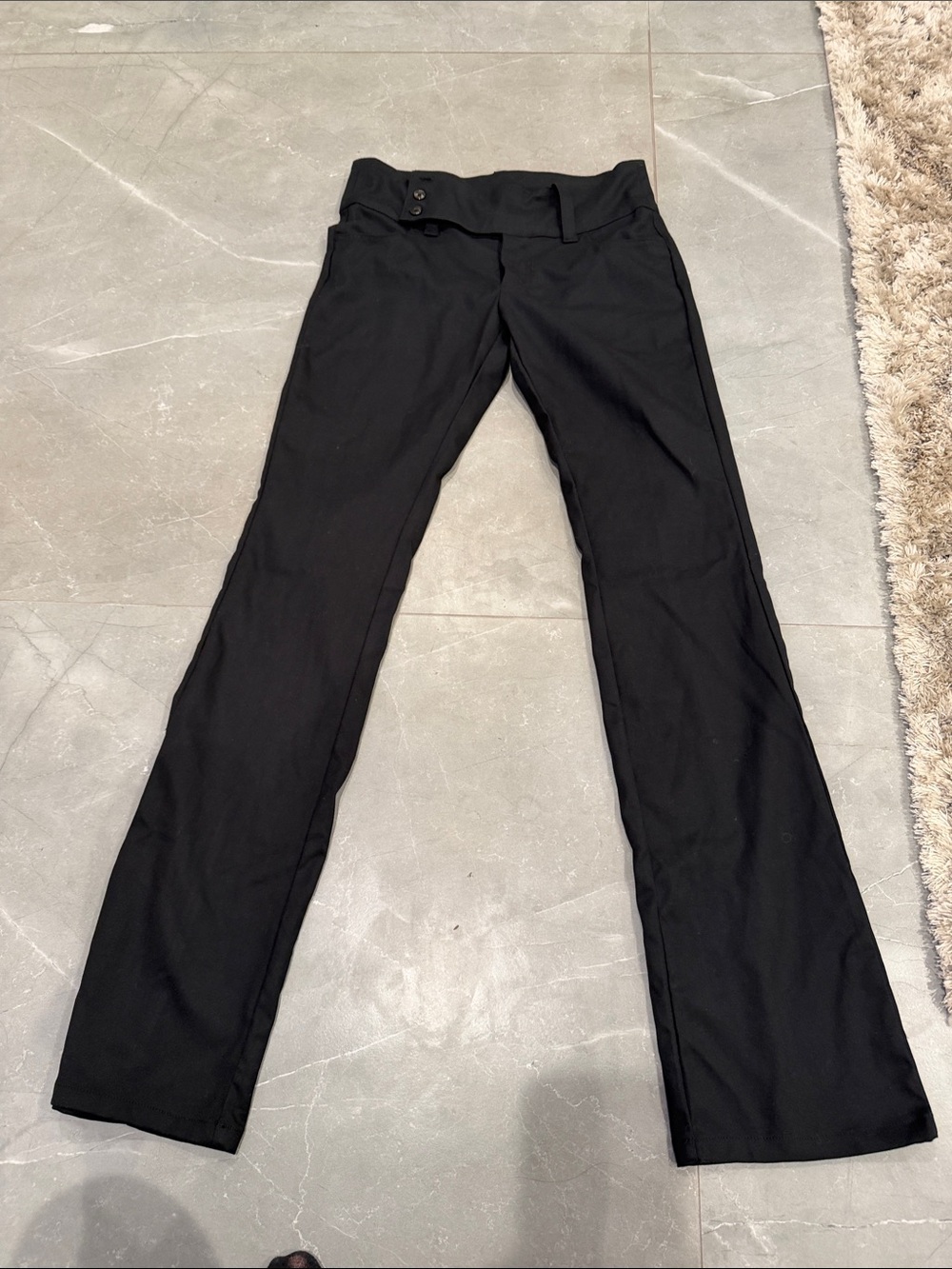 Urban Outfitters Black Straight leg Pants, low to mid rise, new without tags